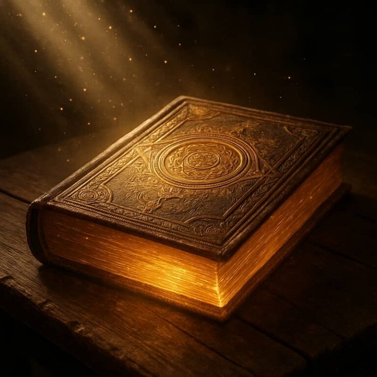 book sitting on desk